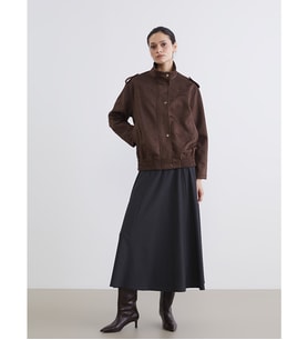 LCW Modest Gri Beli Fermuarlı Kloş Etek