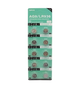 Ag9 Lr936 1.5V Alkalin Düğme Pil (10'Lu Paket)