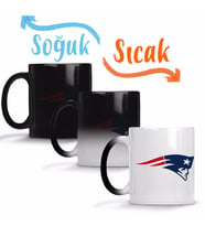 Nfl New England Patriots Sihirli Kupa Bardak Porselen