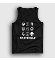 Presmono Unisex Siyah Symbols Radiohead Atlet 104531tt