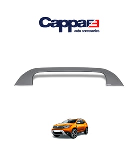 CAPPAFE Dacia Duster Ön Tampon U Difüzör Mat Gri 2018 ve Üzeri