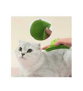 Yumuşak Silikon Kedi Köpek Tüy Toplama Yıkama Fırçası Köşe Kaşınma Masaj Temizlik Tarağı Oyuncak (Çok Renkli)