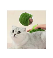 Yumuşak Silikon Kedi Köpek Tüy Toplama Yıkama Fırçası Köşe Kaşınma Masaj Temizlik Tarağı Oyuncak (Çok Renkli)