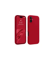 Apple İphone 16 Plus Kılıf First Silikon - Kırmızı
