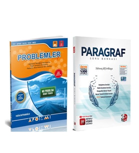 3D Yayınları Paragraf ve Apotemi Problemler Soru Bankası Seti 2 Kitap