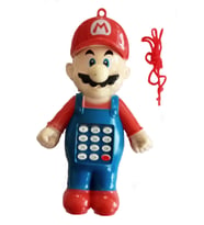 Süper Mario Sesli Müzikli Oyuncak Telefon 15 cm