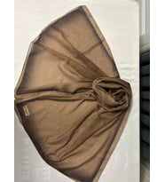 ETNİK DESENLİ ŞAL 75 X 190 MM NOKTA (Bej)