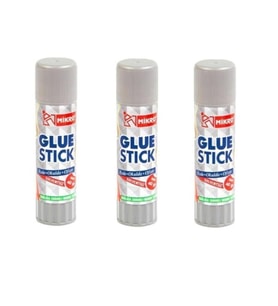 Glue Stick Yapıştırıcı Mikro Katı Yapıştırıcı 40 Gr Ruj Yapıştırıcı 3 Adet (Renksiz)