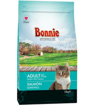 Bonnie Kuru Kedi Maması, Somonlu, Yetişkin, 1.5 Kg