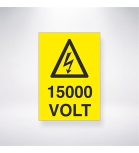 15000 Volt 21x28 Arkası Yapışkanlı Levha