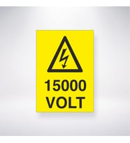15000 Volt 21x28 Arkası Yapışkanlı Levha