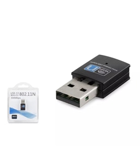 Hadron HDX2255 300 Mbps Wireless USB Wifi Adaptör - Soft AP Destekli - Siyah