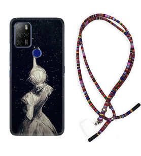 Omix X300 X500 X400 X600 X700 Kılıf Boyun Asklı Rasta Silikon Star Woman 1332