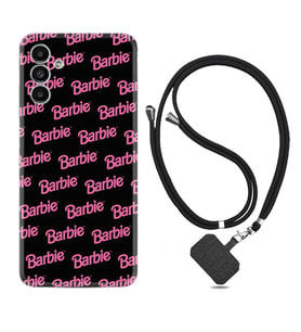 Samsung A23 A31 A32 A50 A51 A52 A53 A70 Kılıf Boyun Askılı Silikon Barbie 1404