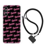 Samsung A23 A31 A32 A50 A51 A52 A53 A70 Kılıf Boyun Askılı Silikon Barbie 1404