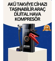 Taşınabilir Akü Takviye Ve Akıllı Lastik Şişirme Pompası