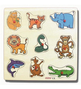 VAHŞİ HAYVANLAR PUZZLE (30x30 cm)