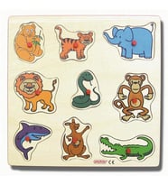VAHŞİ HAYVANLAR PUZZLE (30x30 cm)