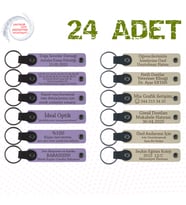M Menekşe & S Kahve, 24’lü Set, Kişiselleştirilebilir Hediyelik, Bebek Mevlüdüne Değer Katan Hediye