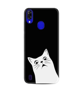 Reeder P13 Blue Plus Kılıf Resimli Desenli Silikon Platinium Series Şaşkın Kedi 1900