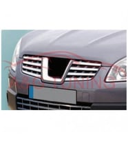 Nissan Qashqai Krom Ön Panjur 2007-2010 8Parça Paslanmaz Çelik