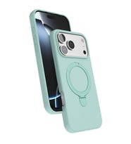 Apple İphone 17 Pro Regal Magsafe Standlı Kapak - Su Yeşili