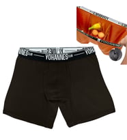 Yohannes Club, Erkek Özel Anatomik Pamuklu Boxer, Renk Seçenekli, Tekli Paket (Siyah)