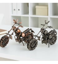Metal Bilyeli Dekoratif Motor – 28 Cm – Masaüstü Özel Tasarım (Karışık)