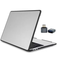 MacBook Air 13.3 Kılıf A1932 A2179 A2337 M1 Uyumlu Hibrit Koruma Mat Şeffaf Sert PC Arka Kapak TPU Kenar Darbe Emici Hava Kanallı Laptop Kılıfı Şeffaf