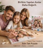 Kişiye Özel Fotoğraflı Sök-Tak Puzzle