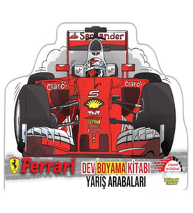 Ferrari Dev Boyama Yarış Arabaları