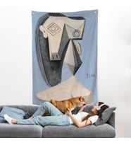 Pablo Picasso - Gerçeküstü Kadın Duvar Örtüsü-7418