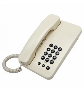 Botech TK-1020 Ekransız Masaüstü Analog Santral Uyumlu Telefon (Krem)