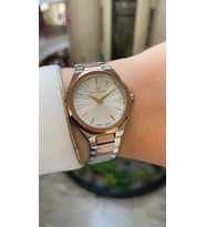 Ferro Quartz Çelik Rose/Gri 34 mm Kadın Kol Saati