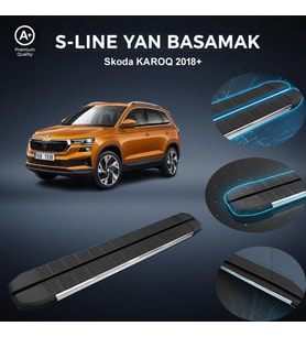 Skoda Karoq S-Line Premium Krom Yan Basamak 2018 Sonrası