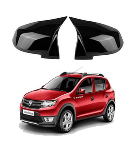 Dacia Sandero 2013- Araca Özel Batman Yarasa Ayna Kapağı Pianoblack