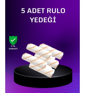 Northcity 5’li Mini Rulo Boya Seti - Duvar Tavan Emülsiyon Uygulaması İçin Mükemmel Çözüm