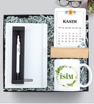 Defter & Kalem & Kupa & Takvim Hediye Seti