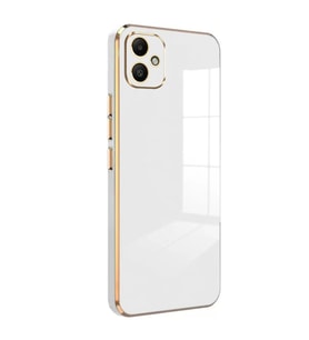Samsung Galaxy A05 Kılıf Volet Silikon - Beyaz