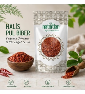 Halis Pul Biber Acı Doğal 100 Gr