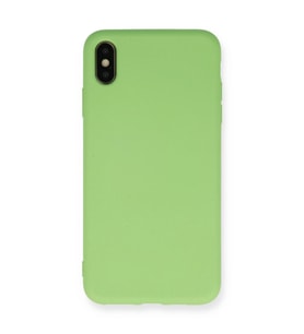 Apple İphone Xs Max Kılıf Nano İçi Kadife Silikon - Açık Yeşil