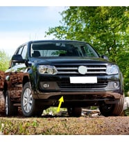 VW Amarok 2010-2012 Ön Tampon Sağ Alt Çeki Demiri Kapağı 2H7807155