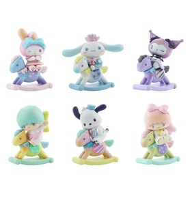 Kawaii Mini Hello Kitty Kitty My Melody Pom Pom Purin Atlı 12 Parça Figür Seti
