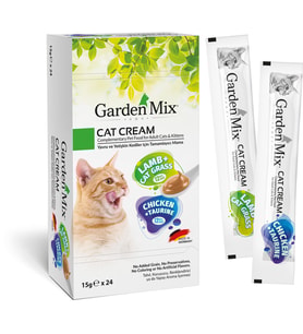 Garden Mıx Kedi Kreması Xxl Tavuk+kuzu 15gr x 24 Adet