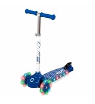Evo Işıklı 3 Tekerlekli Mavi Scooter (Çok Renkli)