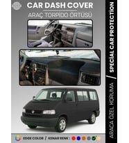 VOLKSWAGEN TRANSPORTER T4 (1990-2003) Torpido Örtüsü Ön Göğüs Koruma Torpido Koruma Tam Uyum Kaymaz