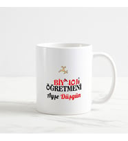 Biyoloji Öğretmeni Kupa Bardak (1. Tasarım) (Beyaz)