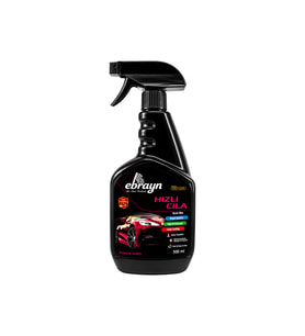 Ebrayn Hızlı Cila Sprey 500 ml - Carnauba Katkılı Su İticili Parlatıcı ve Boya Koruyucu
