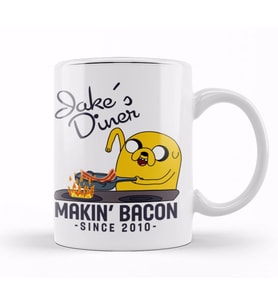 Adventure Time Bacon   Pancakes Kupa Bardak Porselen
