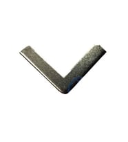 Kitap, Kapak, Menü, Albüm Köşesi, Orta - 18x32mm, Nikel, 1000 Adet